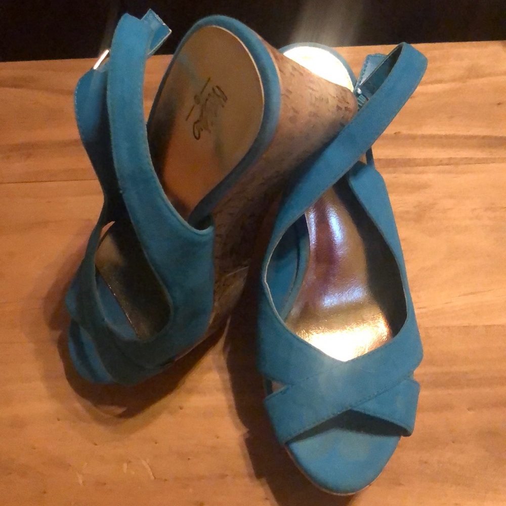 Blue Wedges